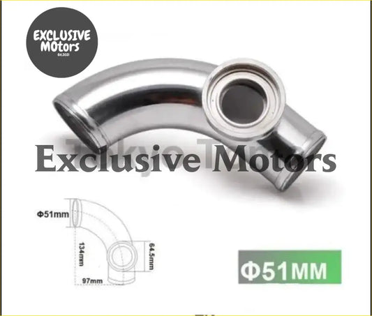2’’51mm 90 degree Flange Pipe Fit For Type-2 II 2 Adjustable SQV BOV - Turbo & Performance