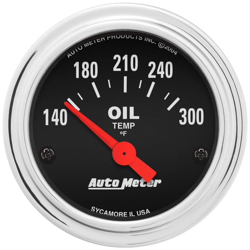AutoMeter Trad Chrome 2-1/16in Oil Temp AU2543