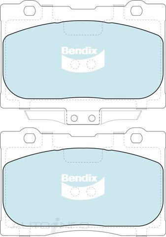 Bendix Brake Pads Front Honda Legacy KB1 KB2 - DB1735GCT
