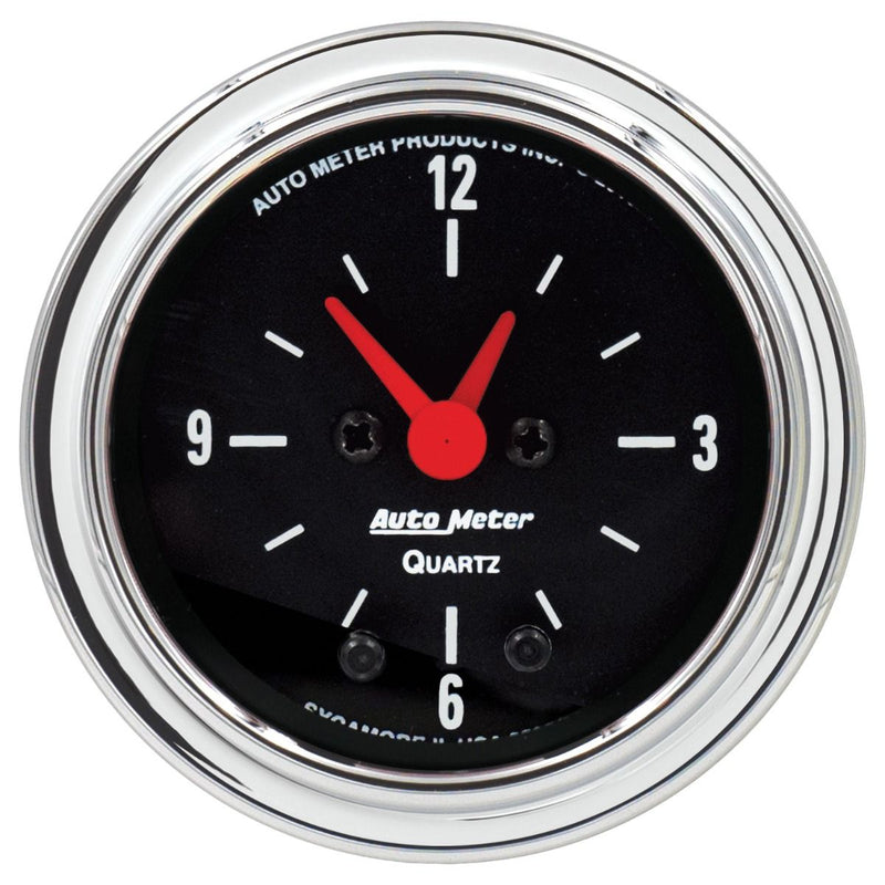 AutoMeter Trad Chrome 2-1/16in Clock AU2585