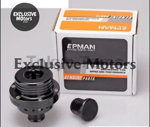 25Mm Turbo Blow Off Valve, Dual Piston With Blanking Plug - Universal - Black