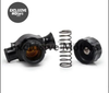 25Mm Universal Dual Port Blow Off Valve (Black) Diverter Valve Dump Valve
