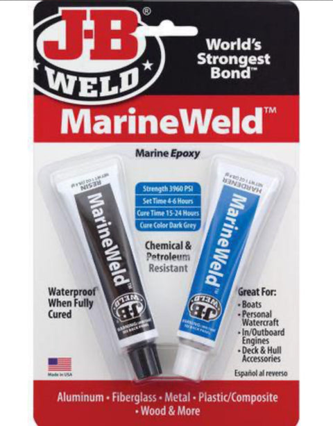 JB Weld MarineWeld Epoxy Twin Pack 28.4g each - 8272