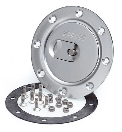 Sparco Fuel Cap Non Locking - Brushed Aluminium