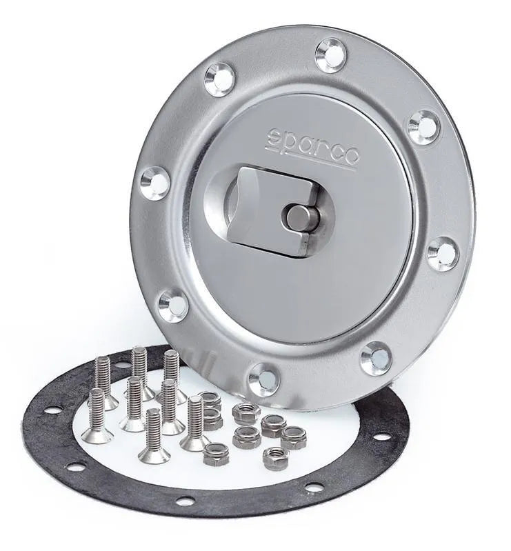 Sparco Fuel Cap Non Locking - Brushed Aluminium