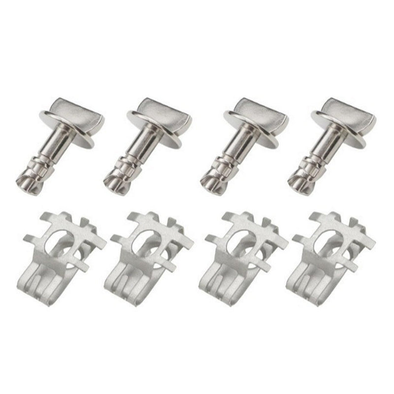 4x Engine Shield Cover Thumb Pins And Nuts to suit Ford Edge — image 1