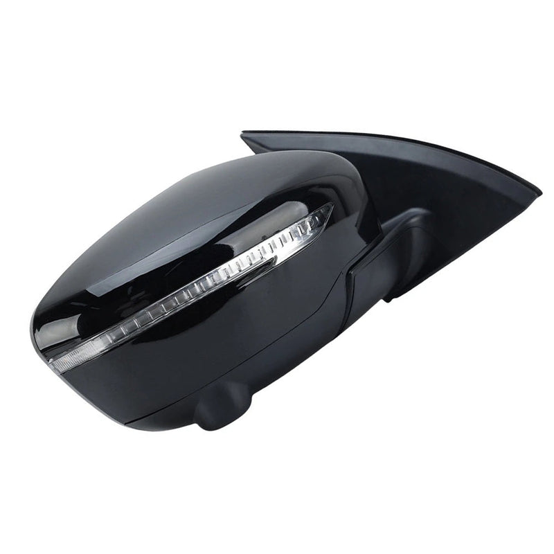 Right Gloss Black 13Pin Mirror with Camera to suit Nissan Qashqai J11 — image 1