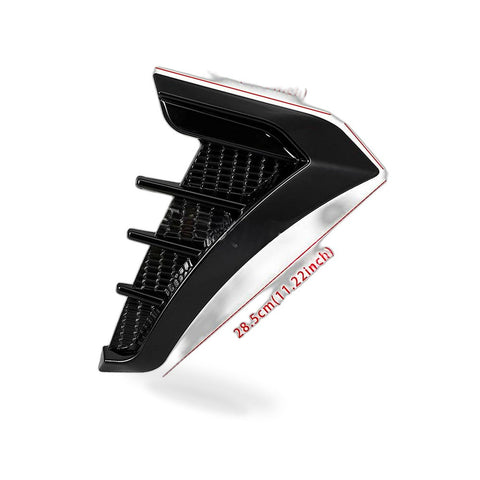 Door Fender Side Wing (Pair) to suit Toyota Corolla Levin 2019-2021 Gloss Black — image 2