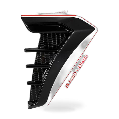 Door Fender Side Wing (Pair) to suit Toyota Corolla Levin 2019-2021 Gloss Black — image 1