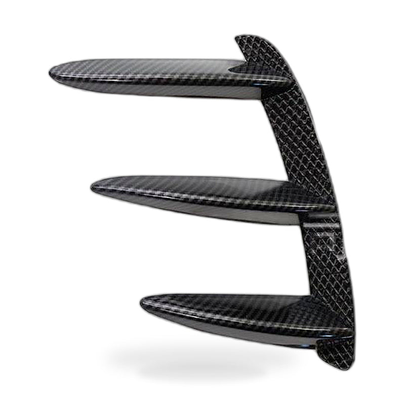Rear Bumper Vent Trim to suit Mercedes W176 A200 A250 A45 Fiber Texture — image 1