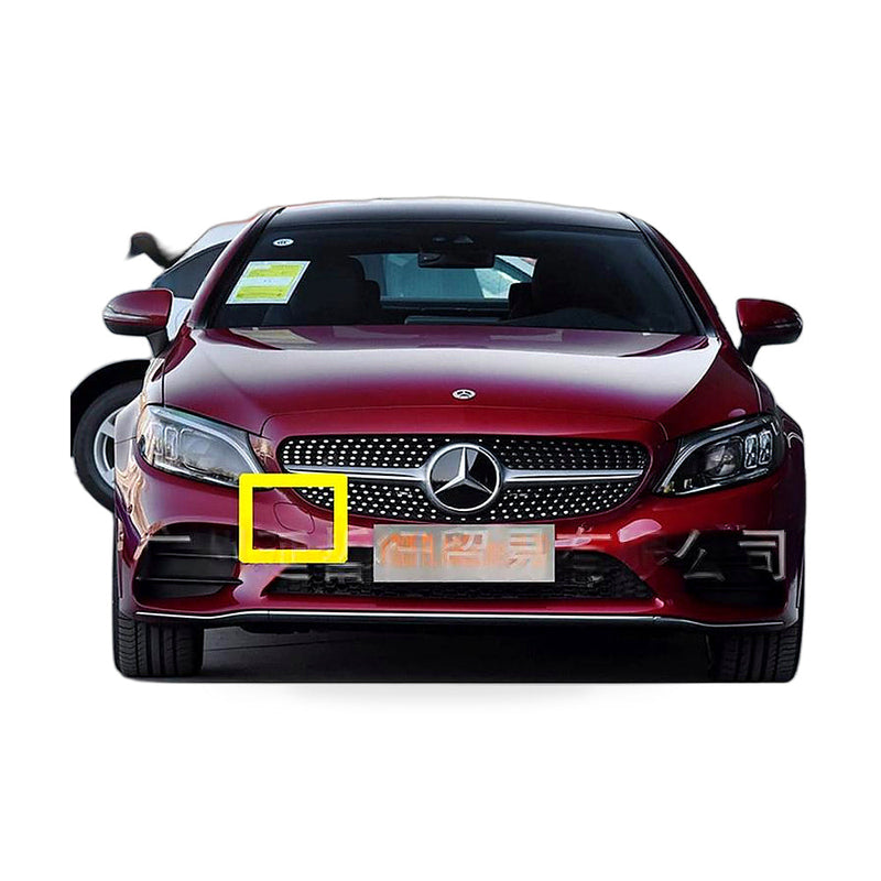 Front Bumper Tow Hook Cover to suit 19-21 Mercedes W205 C250 C300 C350 — image 1