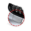 Front Bumper Tow Hook Cover to suit Mercedes E-Class W213 2020-2023 White — image 2