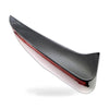 Mercedes C-Class W205 15-18 Front Bumper Wolf Tooth Blade Gloss Black — image 1