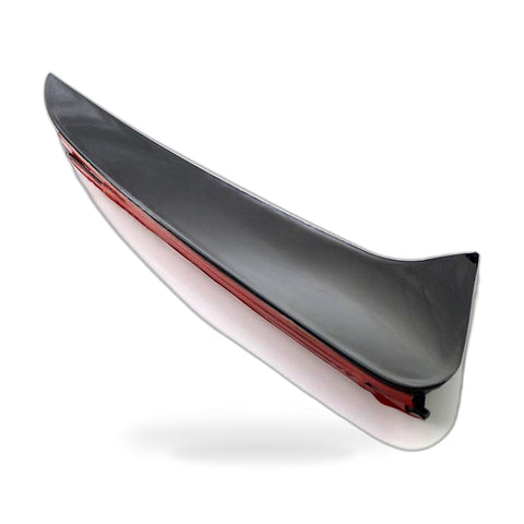 Mercedes C-Class W205 15-18 Front Bumper Wolf Tooth Blade Gloss Black — image 1