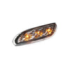 LED Side Marker Turn Signal Front Bumper Light for 01-07 Mercedes W203 [Black ] — image 3