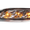 LED Side Marker Turn Signal Front Bumper Light for 01-07 Mercedes W203 [Black ] — image 4