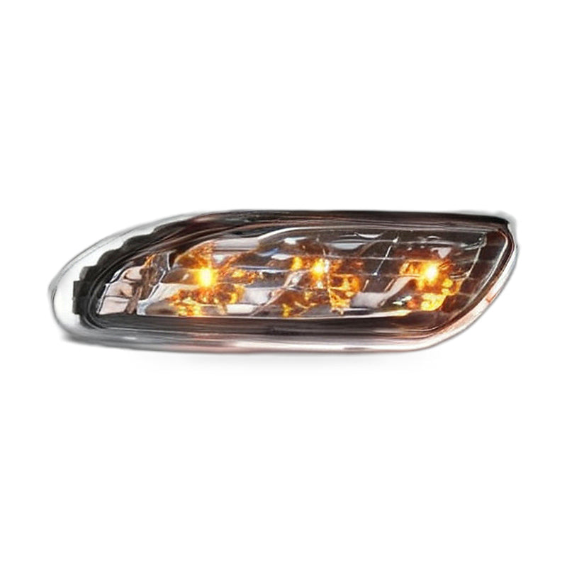 LED Side Marker Turn Signal Front Bumper Light for 01-07 Mercedes W203 [Black ] — image 1