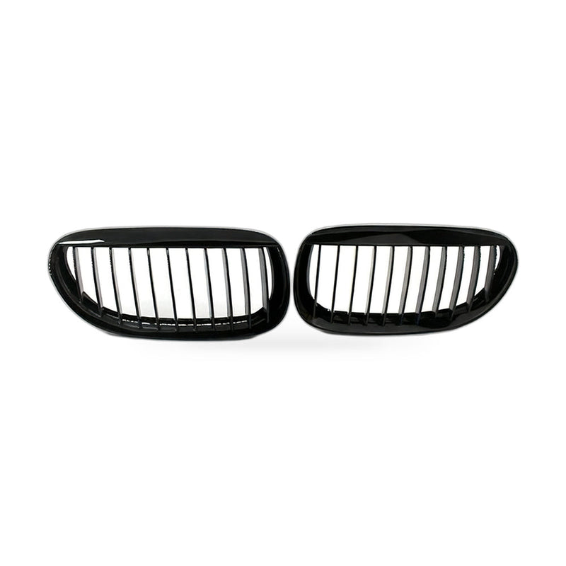 Gloss Black M-Style Front Grille to suit BMW 6 Series E63 2003-2010 — image 1