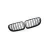 Gloss Black Dual Line Grille (Pair) to suit BMW 3 Series Coupe E92 E93 2010-2014 — image 3