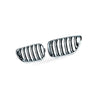 Grille to suit BMW 2 Series F22 F23 2014-2018 Chrome Frame Gloss Black — image 3