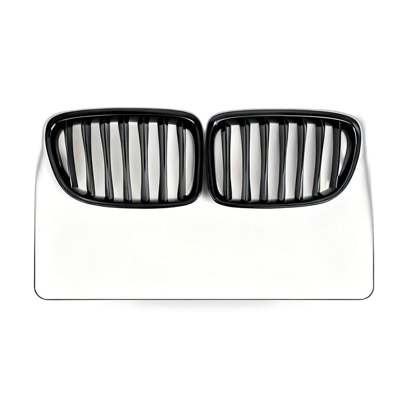 Front Grille to suit BMW X1 E84 2010-2015 Gloss Black Single Line — image 1