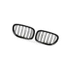 Double Bar Gloss Black Grille to suit BMW 7 Series F01 F02 2009-2015 — image 2