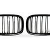 Double Bar Gloss Black Grille to suit BMW 7 Series F01 F02 2009-2015 — image 4