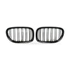 Double Bar Gloss Black Grille to suit BMW 7 Series F01 F02 2009-2015 — image 1