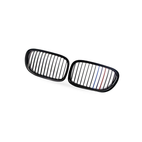 Gloss Black M-Style Grille Front Face to suit BMW 7 Series F02 F01 — image 2