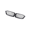 Half Carbon Gloss Black Dual Line Grille to suit BMW 3 Series F30 F35 13-19 — image 2
