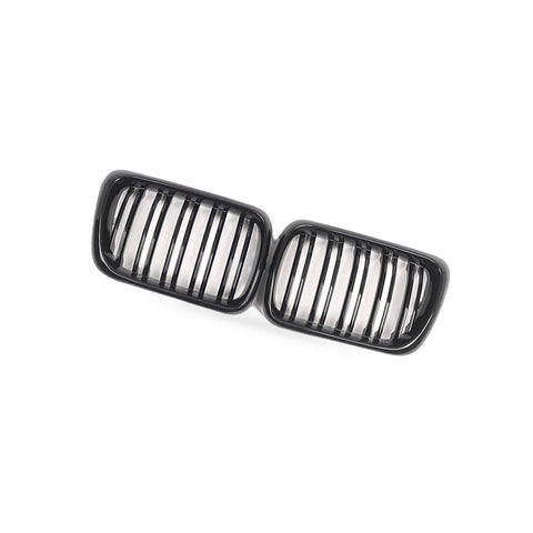 Black Double Line Grille Front Bumper to suit BMW 3 Series E36 1997-1999 — image 2