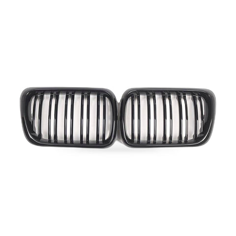Black Double Line Grille Front Bumper to suit BMW 3 Series E36 1997-1999 — image 1