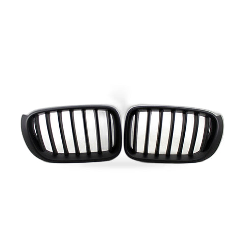 BMW F25 F26 14-16 Front Bumper Grille X3 X4 Single Line Grille [Matte Black Single Line] — image 1