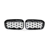 BMW 1 Series F20 F21 15-17 Meteor Gloss Black Plated Grille [Meteor Gloss Black] — image 1