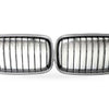 BMW 3 Series E90 E91 09-12 Carbon Texture Gloss Black Front Bumper Grille — image 4