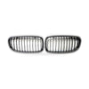 BMW 3 Series E90 E91 09-12 Carbon Texture Gloss Black Front Bumper Grille — image 1