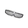 BMW 3 Series E90 E91 06-08 Modified Chrome Double Line Grille Double Bar Grille — image 2