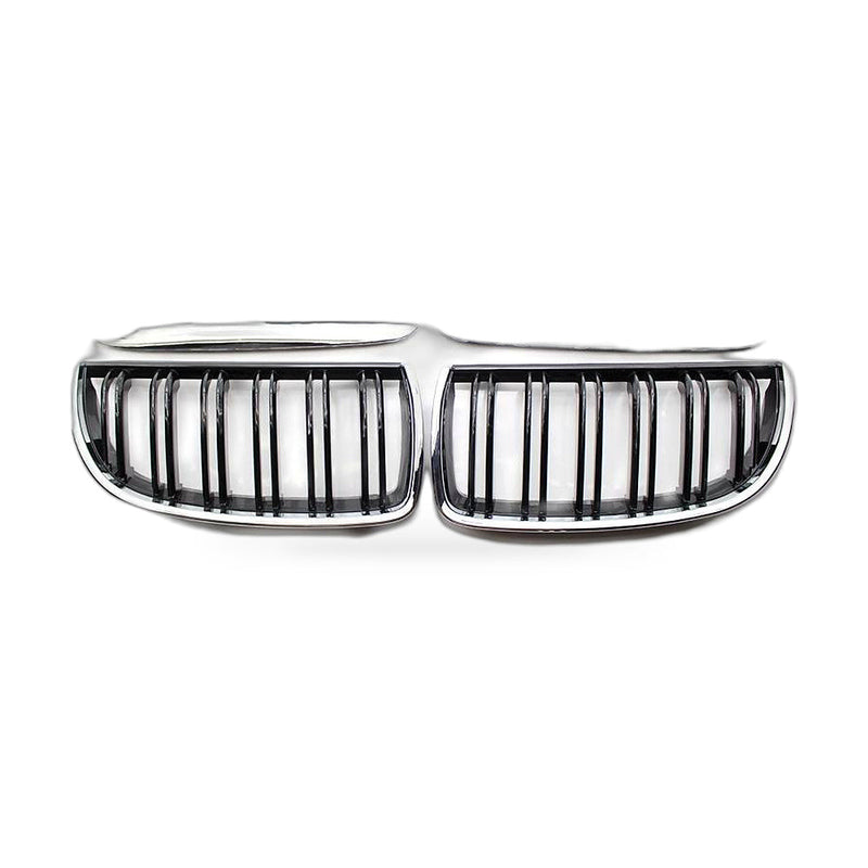 BMW 3 Series E90 E91 06-08 Modified Chrome Double Line Grille Double Bar Grille — image 1