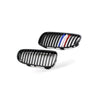 BMW 3 Series Coupe E92 E93 10-14 Gloss Black M-Style Grille Front Face — image 3