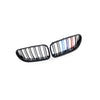 Gloss Black Double Line Grille to suit BMW 6 Series F06 F12 F13 2012-2016 M — image 3