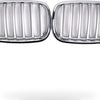 BMW X5 E70 07-13 Modified Front Bumper Grille Intake Grille Mesh Chrome Style — image 4