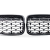 BMW X3 X4 F25 F26 14-16 Meteor Diamond Grille Mesh [Meteor Gloss Black] — image 4
