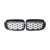 BMW X3 X4 F25 F26 14-16 Meteor Diamond Grille Mesh [Meteor Gloss Black] — image 1