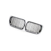 For BMW 3 Series E36 97-99 Modified Semi Chrome Gloss Black Grille Front Face — image 2
