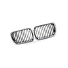 For BMW 3 Series E36 97-99 Modified Semi Chrome Gloss Black Grille Front Face — image 3
