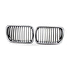 For BMW 3 Series E36 97-99 Modified Semi Chrome Gloss Black Grille Front Face — image 1