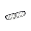 1 Series BMW E81 E87 08-11 Carbon Fiber Dual Line Front Grille Mesh — image 3