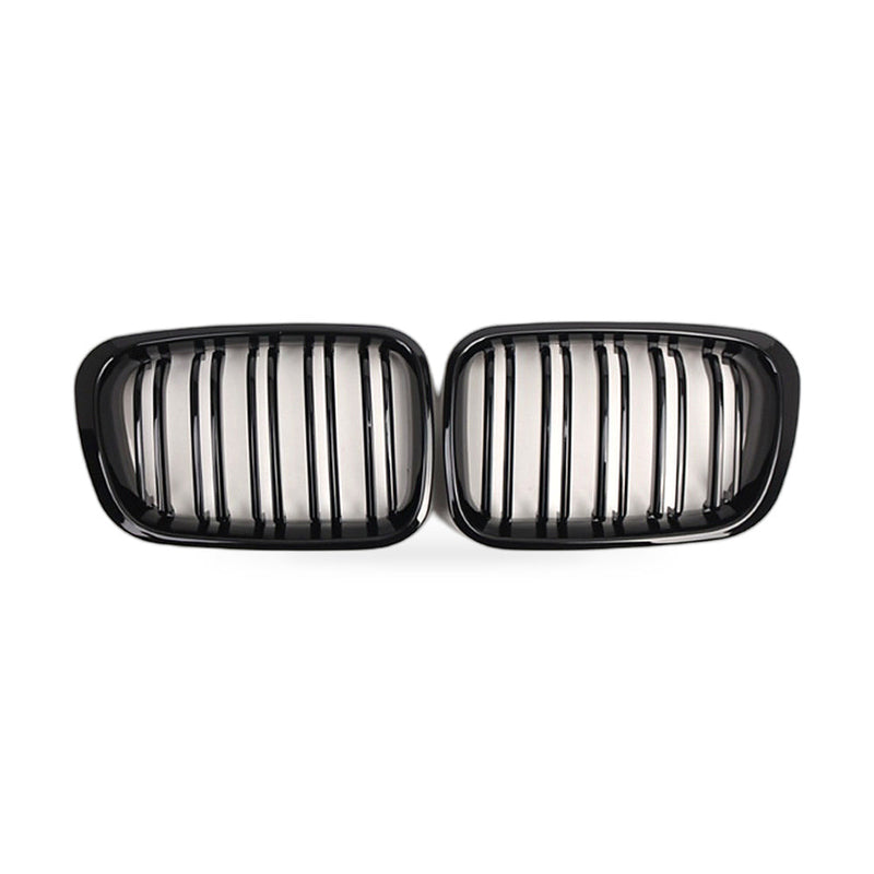 Front Grille Mesh to suit BMW 3 Series E46 Sedan 1998-2001 Matte Black — image 1
