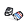 Double Line Glossy Black Tri-Color Grille to suit BMW X1 E84 2010-2014 — image 4