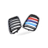 Double Line Glossy Black Tri-Color Grille to suit BMW X1 E84 2010-2014 — image 6